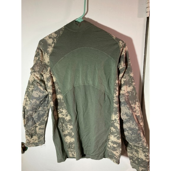 U.S. Army Combat Shirt - Desert Camo Flame Resistant Long-Sleeve SIZE Small ACS - Picture 4 of 7